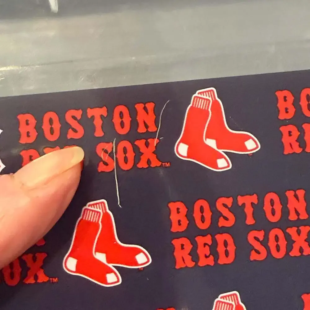 Boston Red Sox MLB Clear Plastic Storage Box with Lid